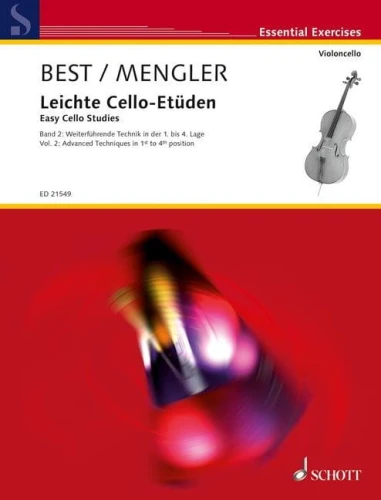 Holger Best, Walter Mengler: Easy Cello Studies 2 - łatwe ćwiczenia na wiolonczelę