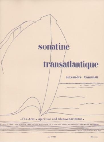 Alexandre Tansman: Sonatine Transatlantique - Sonatina transatlantycka na fortepian