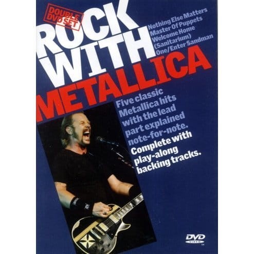 Rock with - Metallica - szkoła gry na gitarze elektrycznej (DVD)