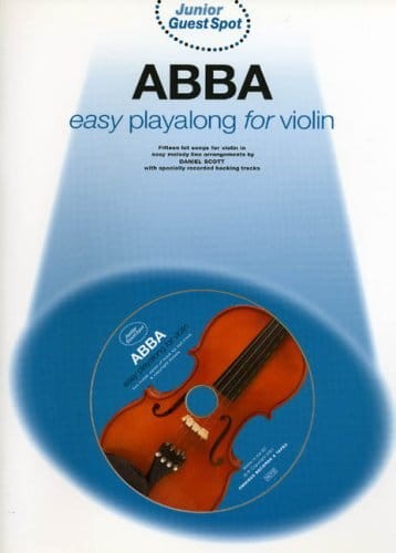 Junior Guest Spot: Abba Easy Playalong for Violin (+ płyta CD) - Daniel Scott - nuty na skrzypce dla początkujących