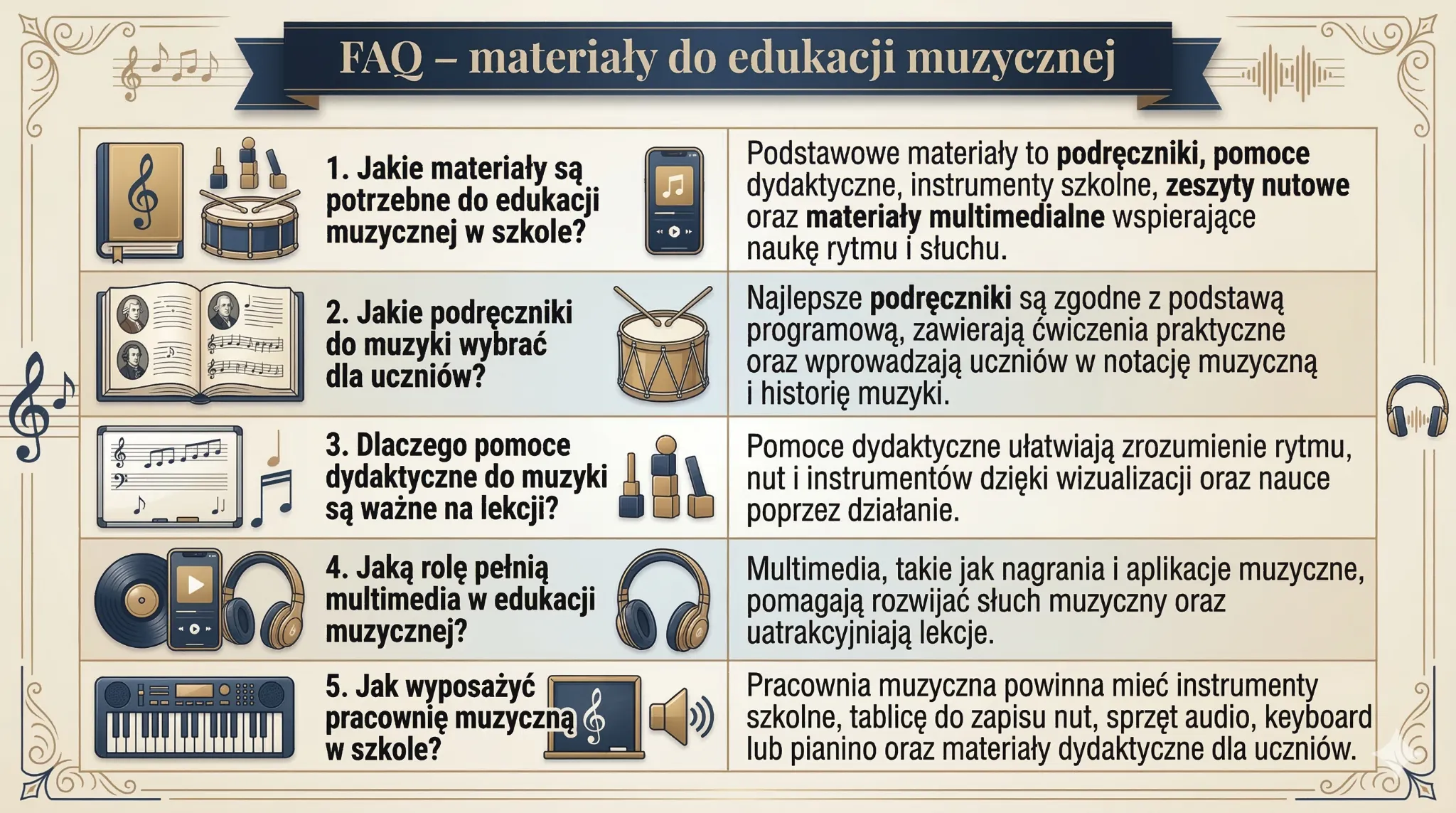 FAQ - materiały do edukacji muzycznej