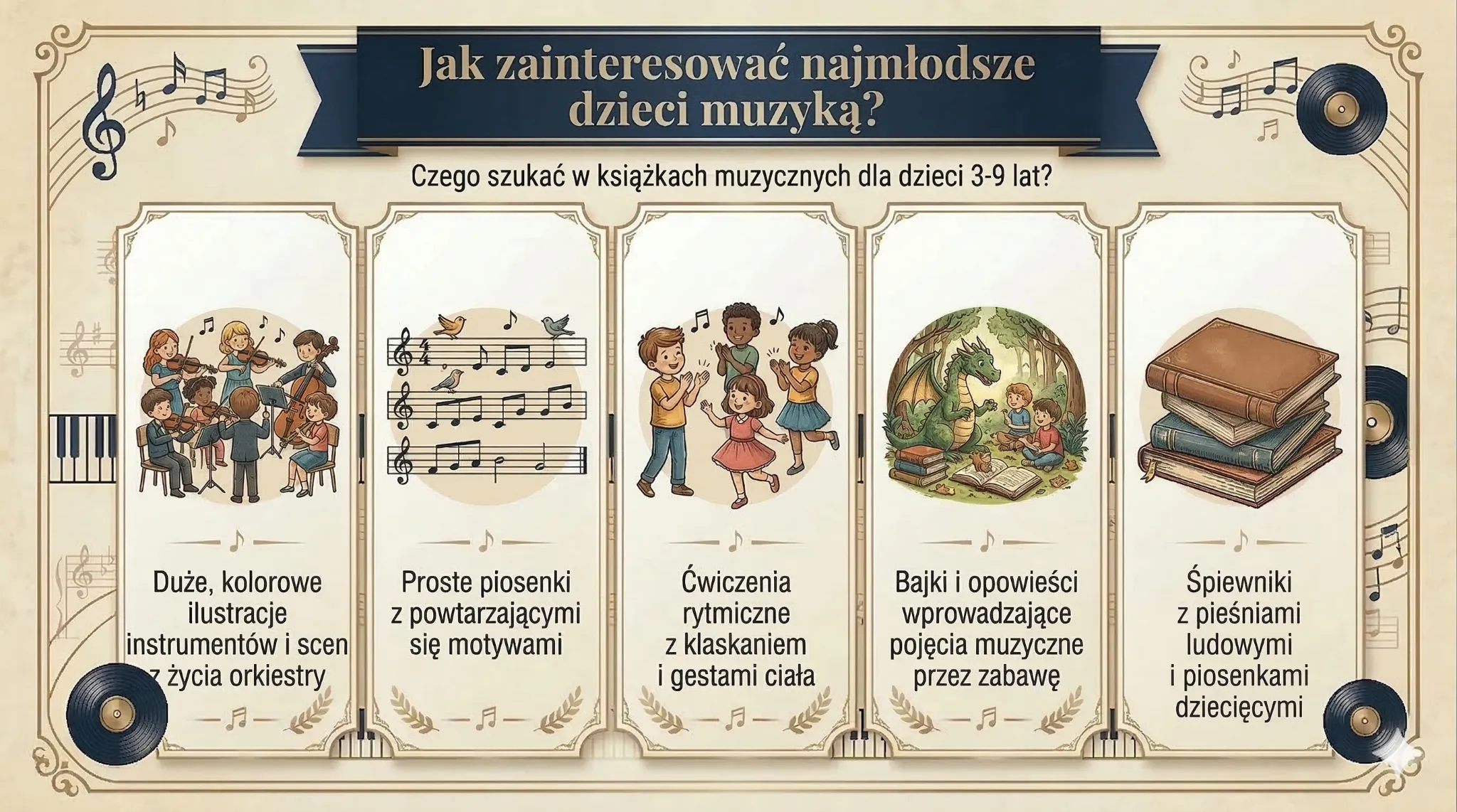 Jak zainteresować najmłodsze dzieci muzyką?