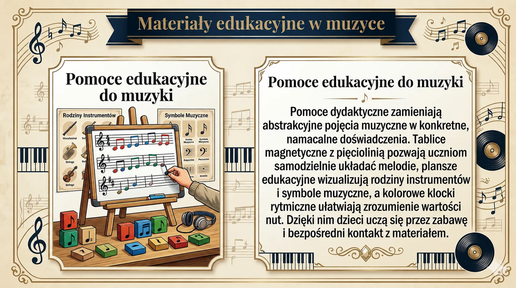 Materiały edukacyjne w muzyce - pomoce edukacyjne do muzyki