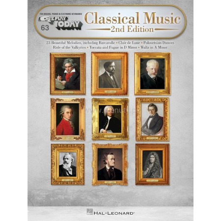 E-Z Play Today Volume 63: Classical Music - łatwe nuty literowe na keyboard