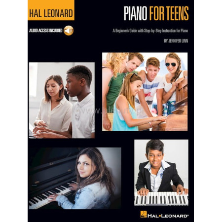 Hal Leonard Piano for Teens - Jennifer Linn - szkoła gry na fortepianie dla nastolatków (+ audio online)