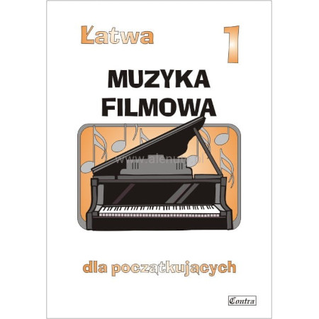 Łatwa muzyka filmowa zeszyt 1 - Agnieszka Górecka - nuty na fortepian lub keyboard dla początkujących