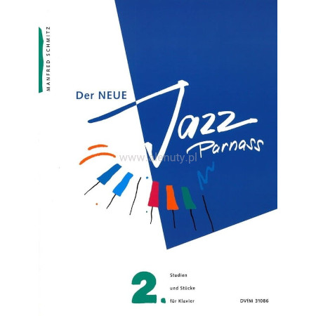 Manfred Schmitz: Der neue Jazz Parnass 2 - podręcznik do nauki gry na fortepianie w stylu jazzowym - nuty na fortepian