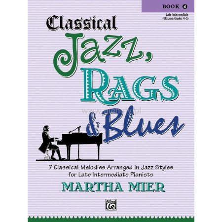 Martha Mier: Classical Jazz, Rags & Blues 4 - nuty na fortepian