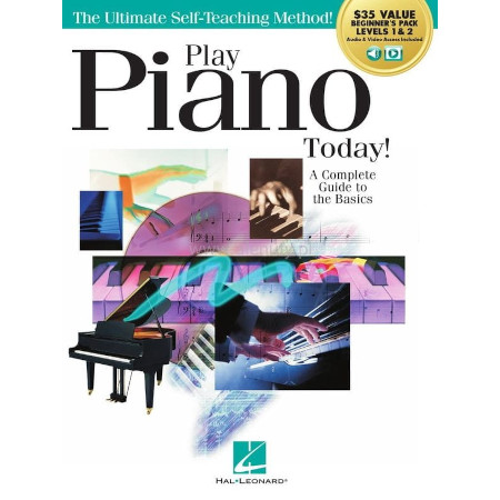 Play Piano Today! All-in-One Level 1 i 2 - Sharon Stosur - szkoła gry na pianinie - pakiet dla początkujących (+ audio i video online)