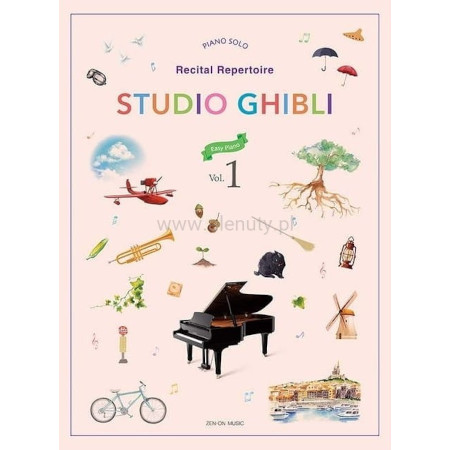 Studio Ghibli Recital Repertoire for Easy Piano Volume 1 - łatwe nuty na pianino