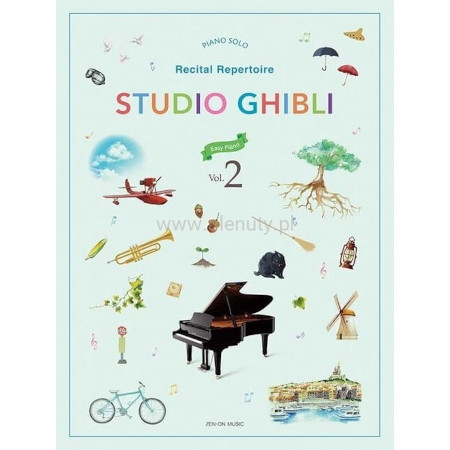 Studio Ghibli Recital Repertoire for Easy Piano Volume 2 - łatwe nuty na pianino