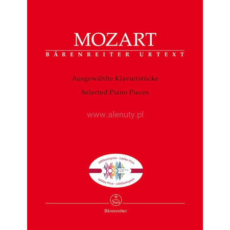 Wolfgang Amadeus Mozart: Selected Piano Pieces - 3 krótkie utwory - nuty na fortepian