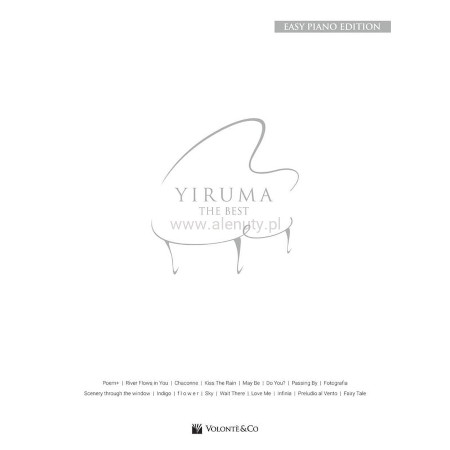 Yiruma: The Best - Easy Piano Edition - nuty na fortepian w łatwym układzie - Lee Ru-ma