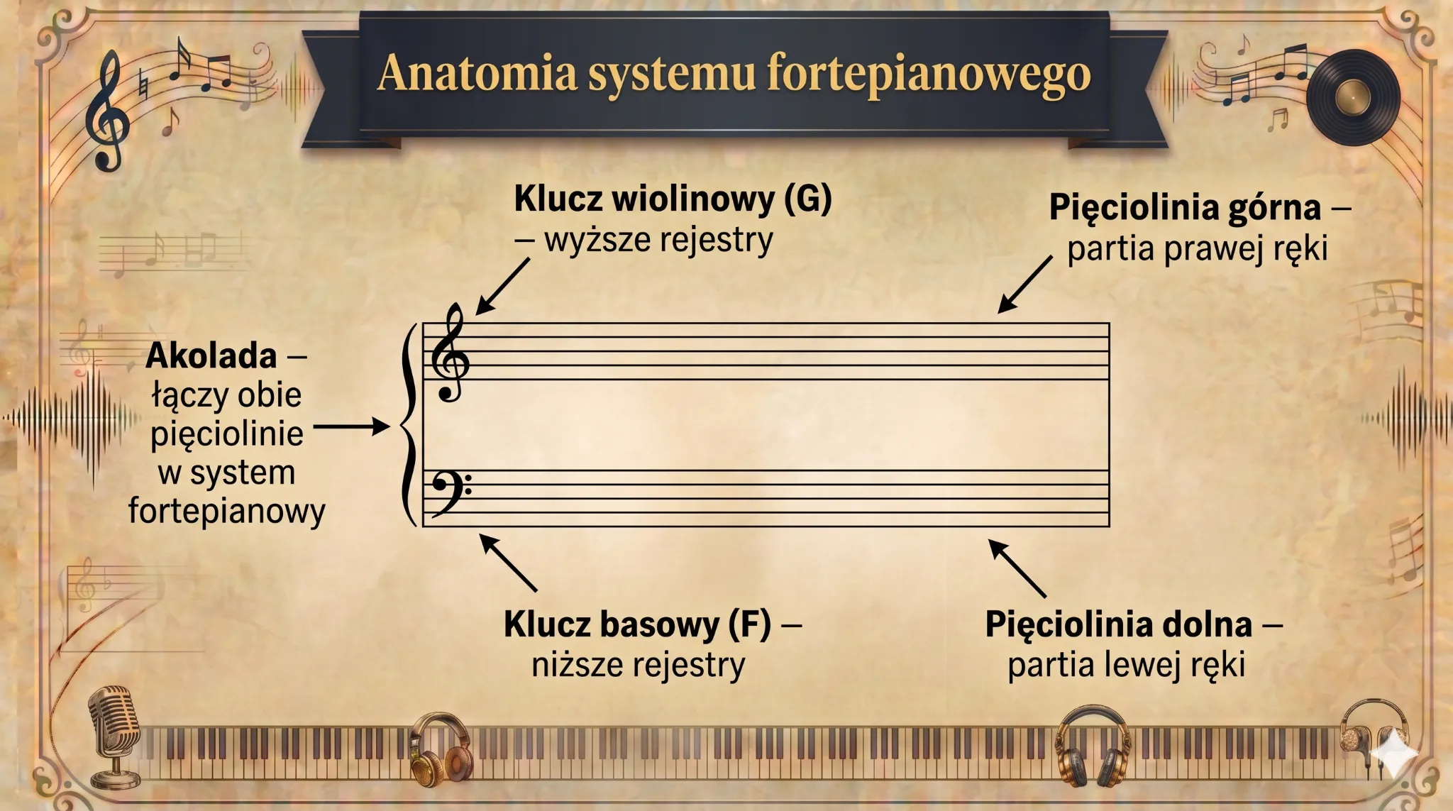 Anatomia systemu fortepianowego