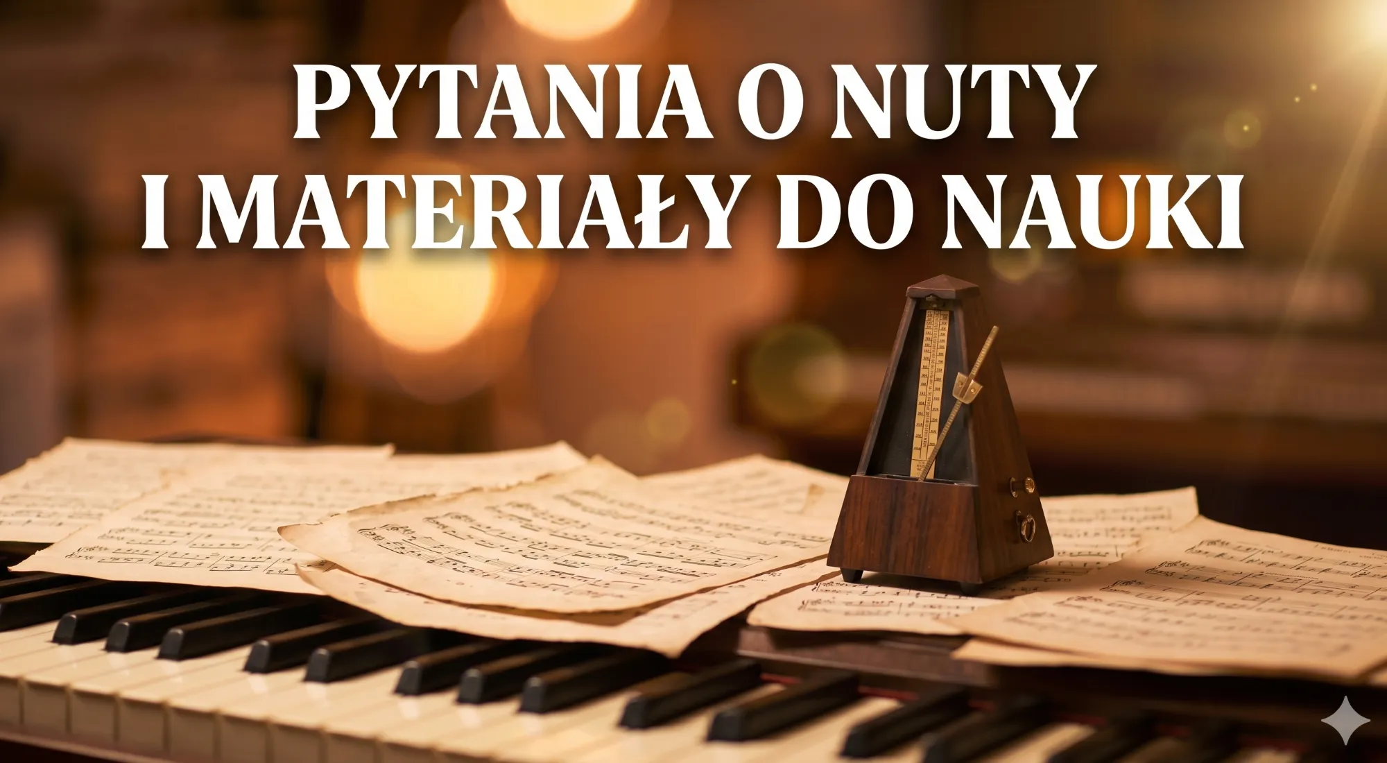 FAQ – najczęstsze pytania dotyczące nauki gry na fortepianie - pytania o nuty i materiały do nauki