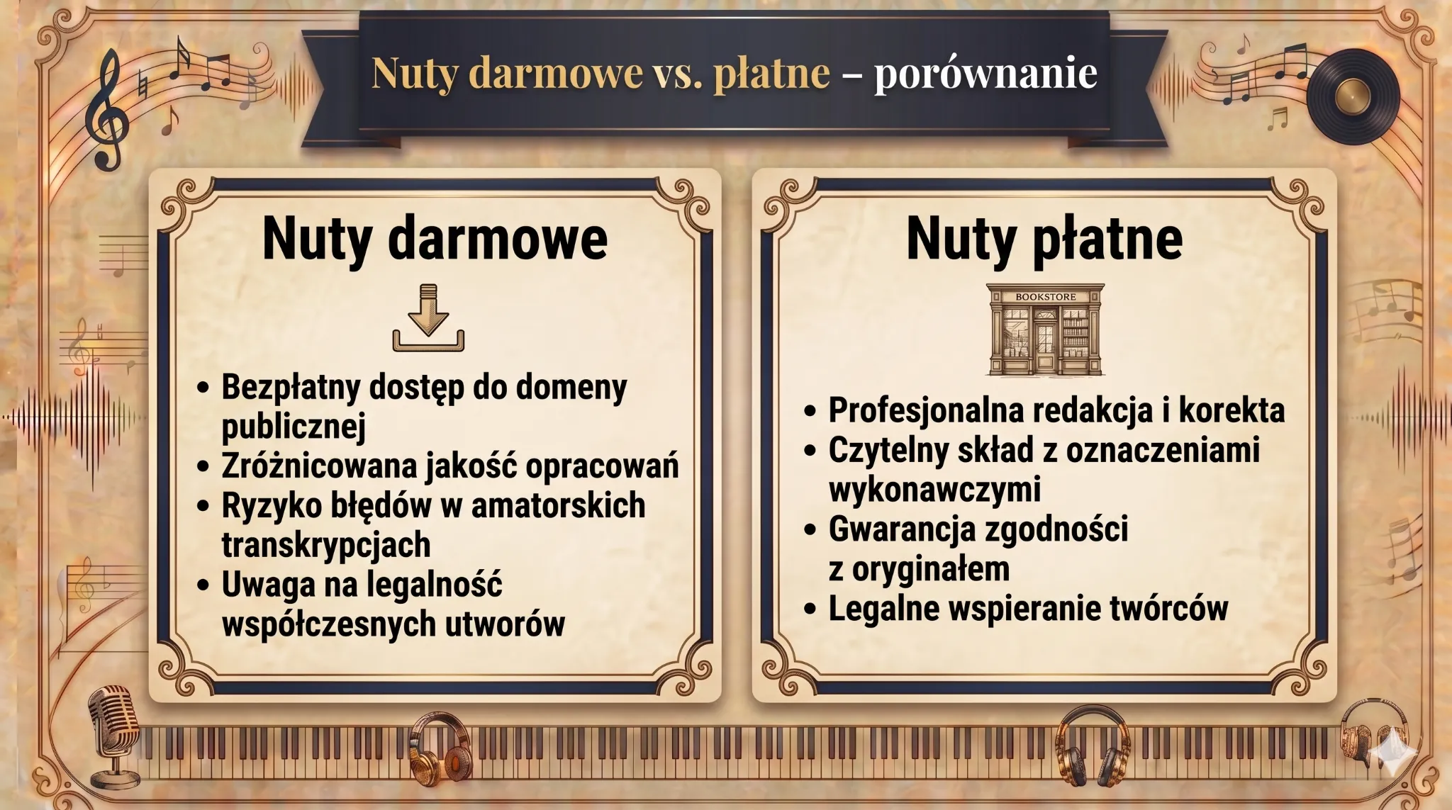 Nuty darmowe vs. płatne - porównanie