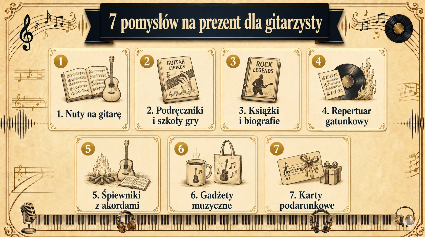 7 pomysłów na prezent dla gitarzysty
