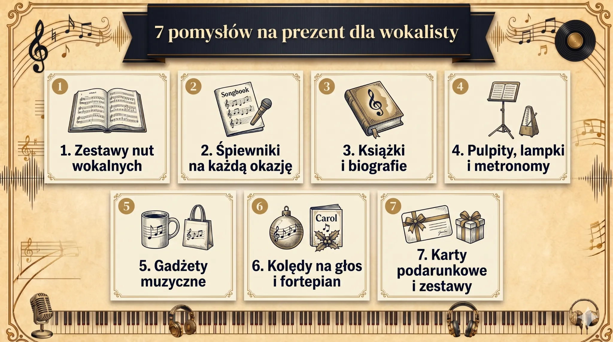 7 pomysłów na prezent dla wokalisty