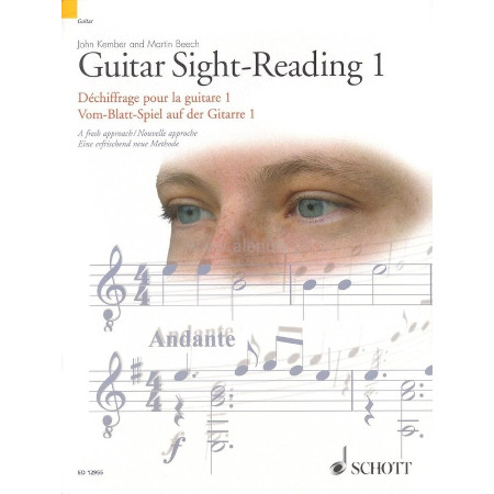 Guitar Sight-Reading 1 - szkoła czytania nut na gitarze - John Kember