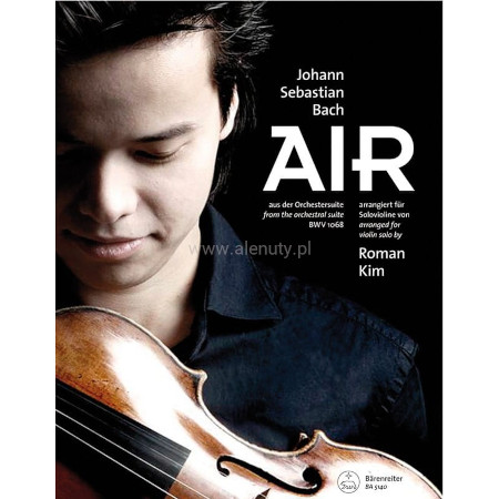 J.S. Bach, Roman Kim: Air from the orchestral suite BWV 1068 - nuty na skrzypce solo