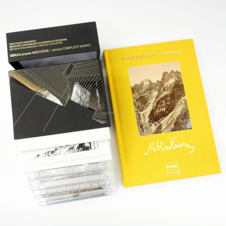 Karłowicz w muzyce i słowie - muzyczny prezent dla melomana 6 płyt CD i tomik poezji i fotografie Karłowicza