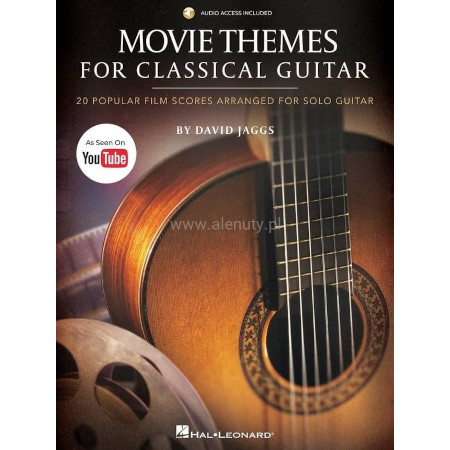 Movie Themes for Classical Guitar - David Jaggs (+ audio online) - znane tematy filmowe - nuty i tabulatura na gitarę klasyczną