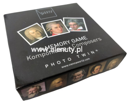 Muzyczna gra memory - kompozytorzy 40 kart