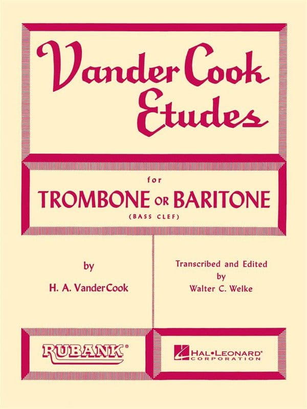 Hale A. Vandercook - Etudes for Trombone or Baritone - 77 etiud na puzon lub baryton solo