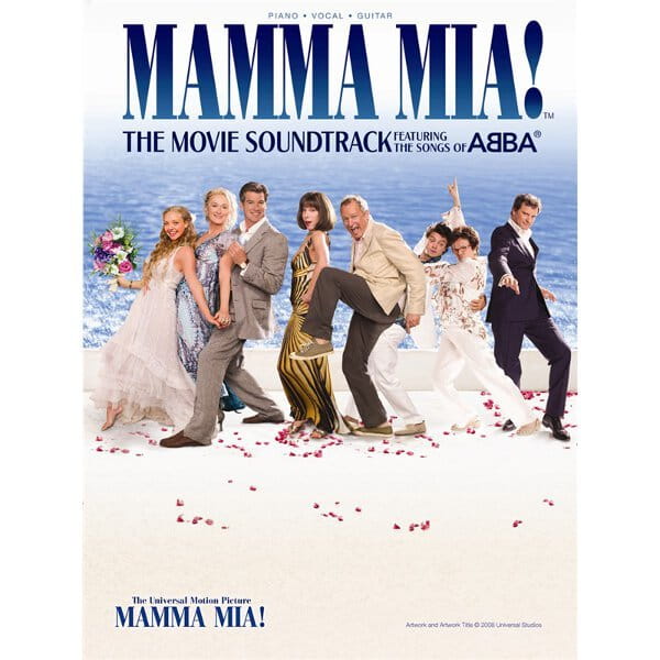 Mamma Mia!: The Movie Soundtrack Featuring The Songs Of Abba (PVG) - muzyka z filmu Mamma Mia na fortepian, głos i gitarę