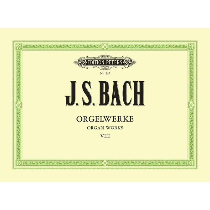 Jan Sebastian Bach: Orgelwerke VIII - Dzieła organowe tom 8