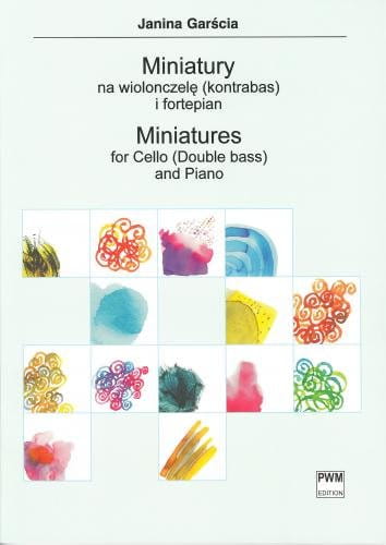 Miniatury na wiolonczelę (kontrabas) i fortepian - Janina Garścia