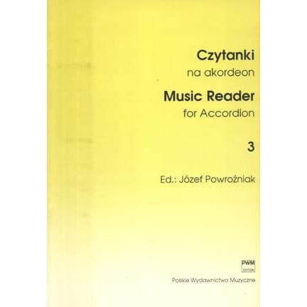 Józef Powroźniak: Czytanki na akordeon cz. 3 - nuty na akordeon