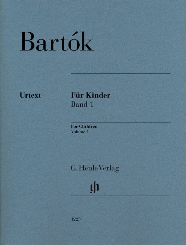 Bela Bartok For Children Volume 1 - utwory fortepianowe dla dzieci - nuty na fortepian