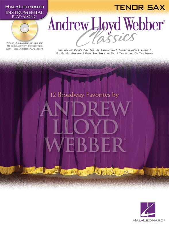 Andrew Lloyd Webber Classics: Tenor Sax (+ płyta CD) - nuty na saksofon tenorowy