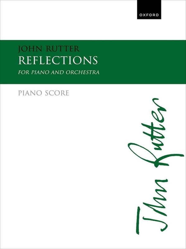 John Rutter: Reflections for piano and orchestra - nuty na dwa fortepiany