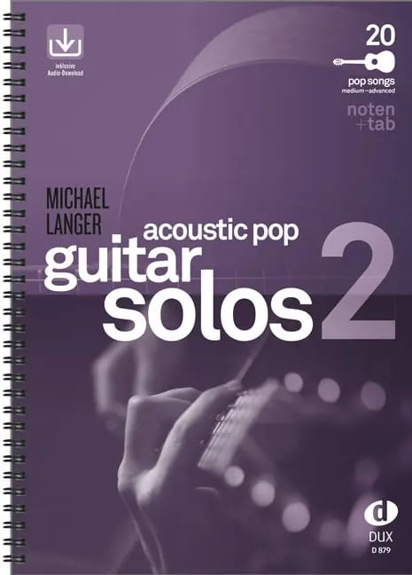 Acoustic Pop Guitar Solos 2 - Michael Langer (+ audio online) - nuty i tabulatury na gitarę, akordy i słowa piosenek
