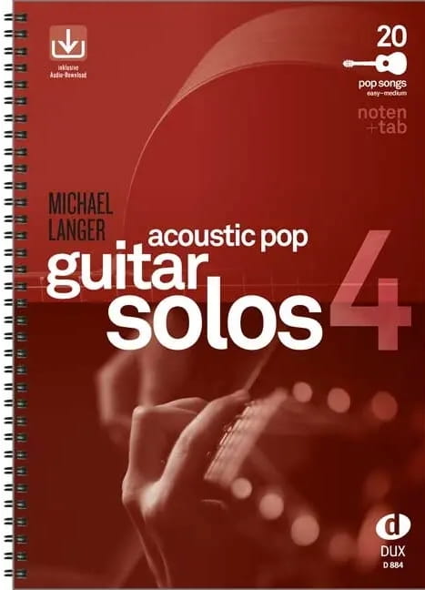 Acoustic Pop Guitar Solos 4 - Michael Langer (+ audio online) - nuty i tabulatury na gitarę, akordy i słowa piosenek