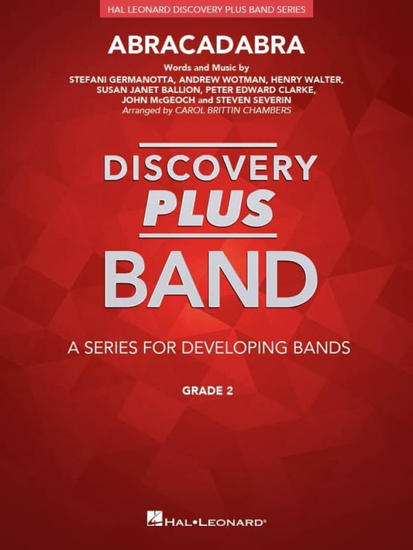 Discovery Plus Band: Lady Gaga - Abracadabra (Score & Parts) - Carol Brittin Chambers - nuty na młodzieżową orkiestrę dętą