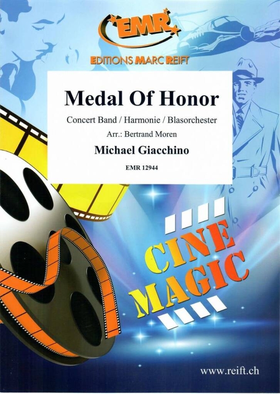 Michael Giacchino: Medal Of Honor for Concert Band (Score & Parts) - Bertrand Moren - nuty na orkiestrę dętą