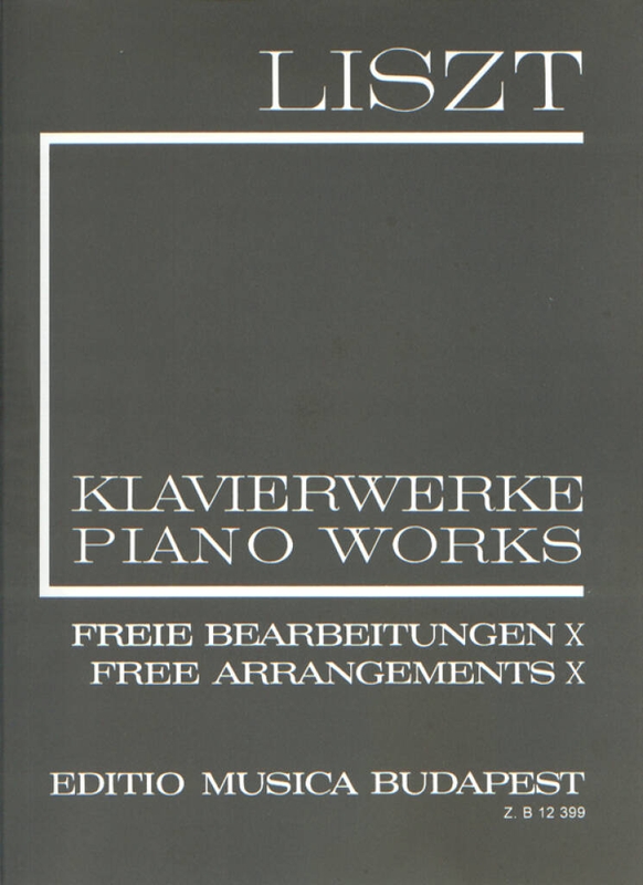 Ferenc Liszt: New Edition II/10 - Free Arrangements X - zawiera 9 Valses-caprices - nuty na fortepian
