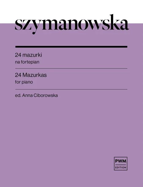 Maria Szymanowska: 24 mazurki - nuty na fortepian