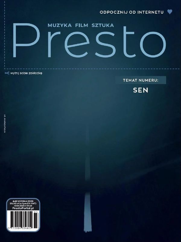 Presto nr 49 SEN wiosna 2026 - muzyka film sztuka