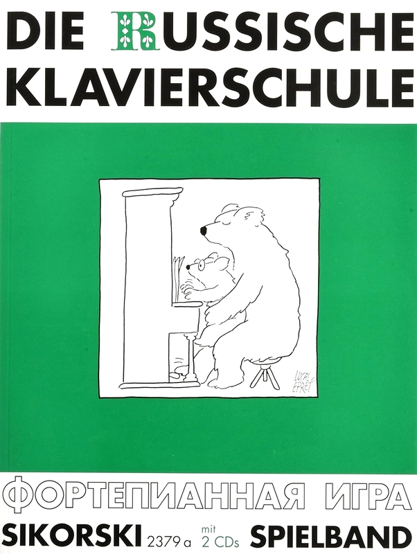 Alexander Nikolajew: Die Russische Klavierschule Spielband (+ 2 płyty CD) - Julia Suslin - rosyjska szkoła gry na fortepianie - repertuar