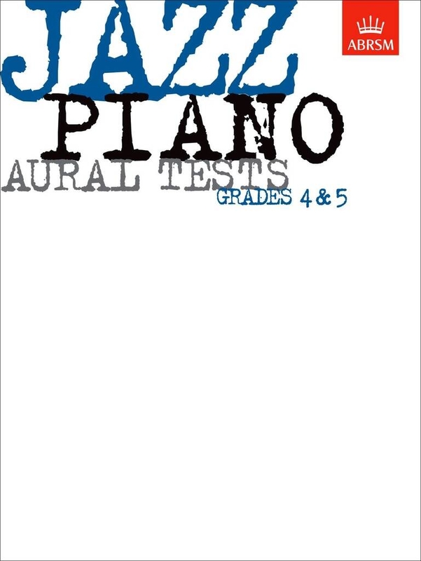 Jazz Piano Aural Tests - ABRSM Grades 4-5 - testy z kształcenia słuchu - nuty na fortepian