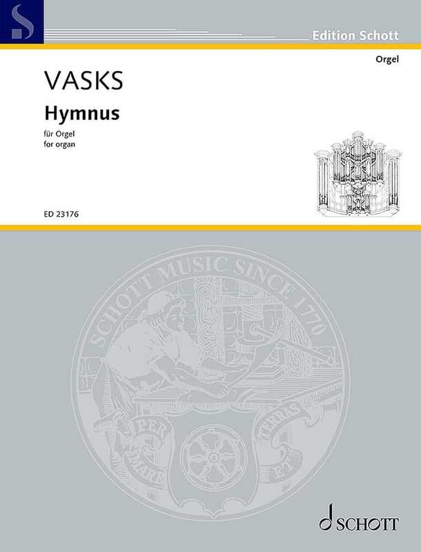 Peteris Vasks: Hymnus fur orgel - nuty na organy