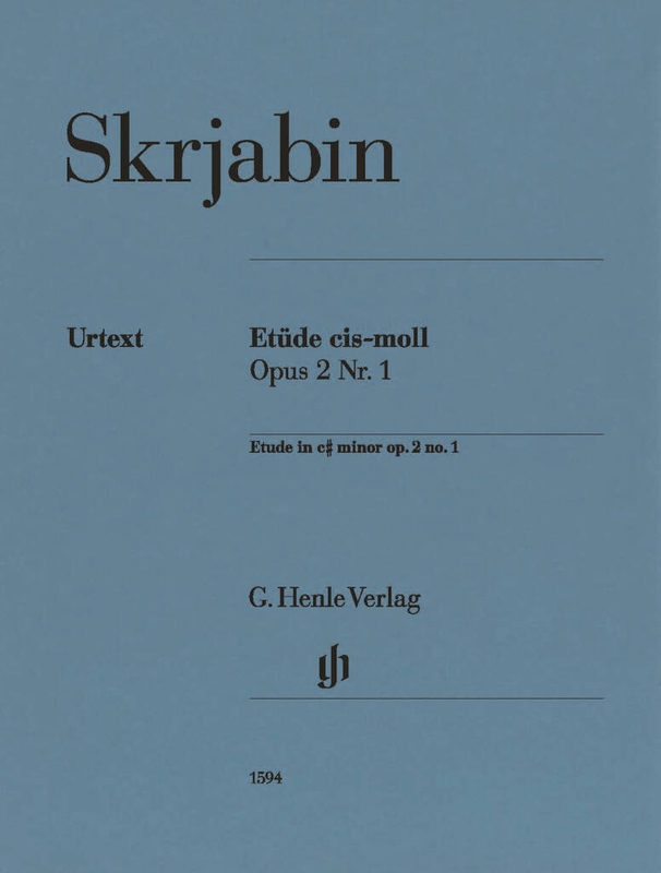 Aleksandr Skriabin: Etude cis-moll op. 2 nr 1 - Etiuda - nuty na fortepian