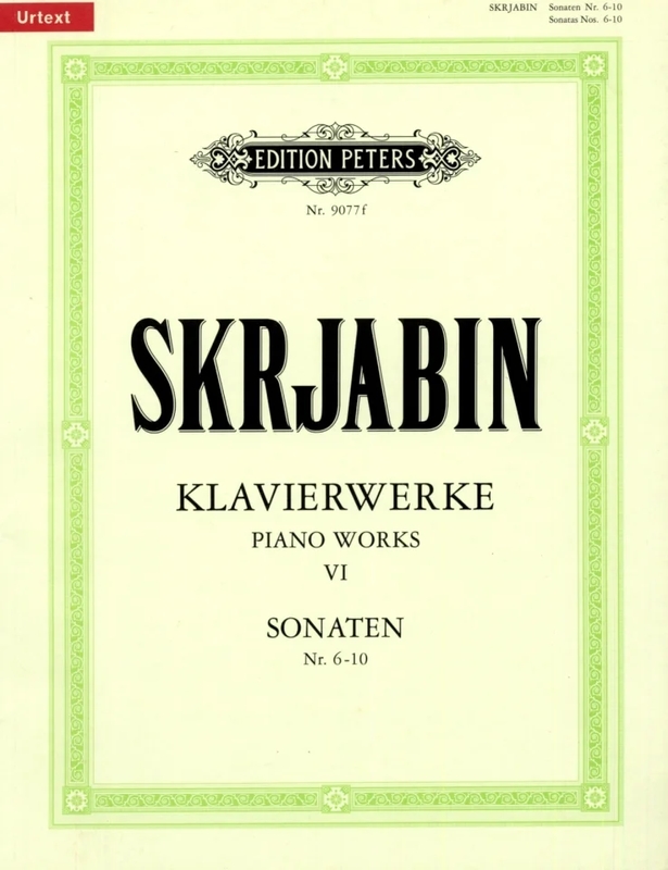 Aleksandr Skriabin: Klavierwerke VI - Piano Works - dzieła fortepianowe tom 6 - nuty na fortepian