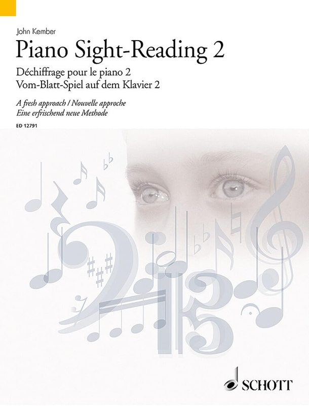 Piano Sight-Reading 2 - John Kember - szkoła czytania nut na fortepian a vista