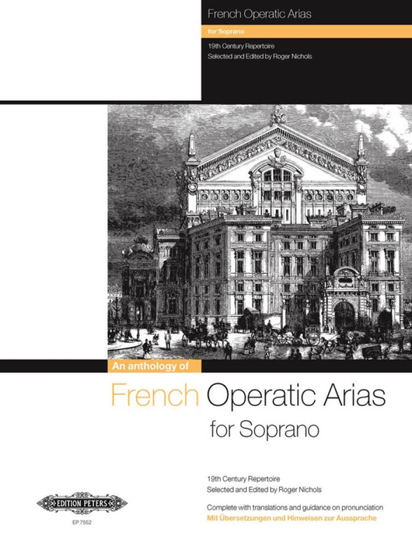 French Operatic Arias for Soprano - francuskie arie operowe - nuty na głos żeński wysoki sopran i fortepian
