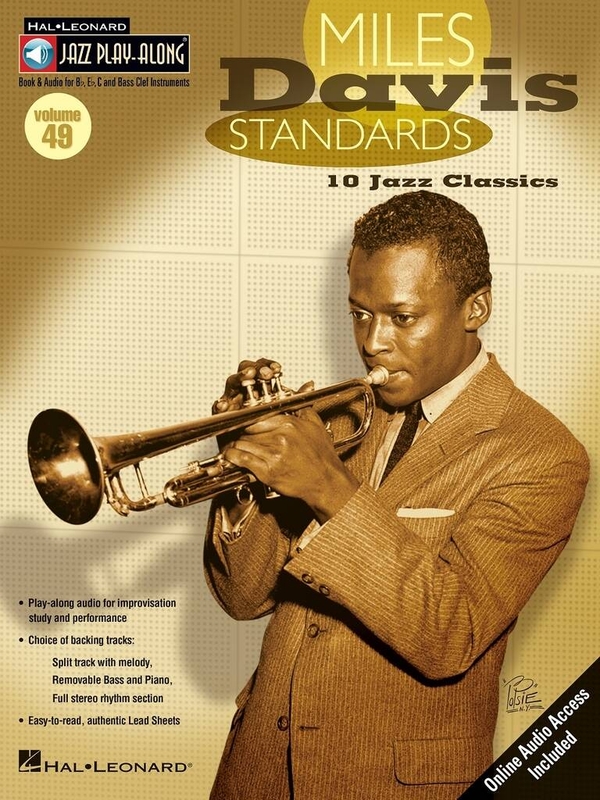 Jazz Play Along Volume 49: Miles Davis Standards (+ audio online) - nuty na instrumenty C, Bb, Eb